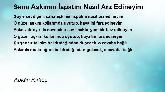 Abidin Kırkoç