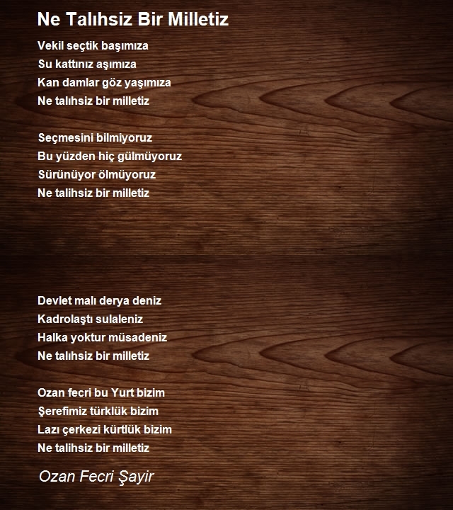 Ozan Fecri Şayir