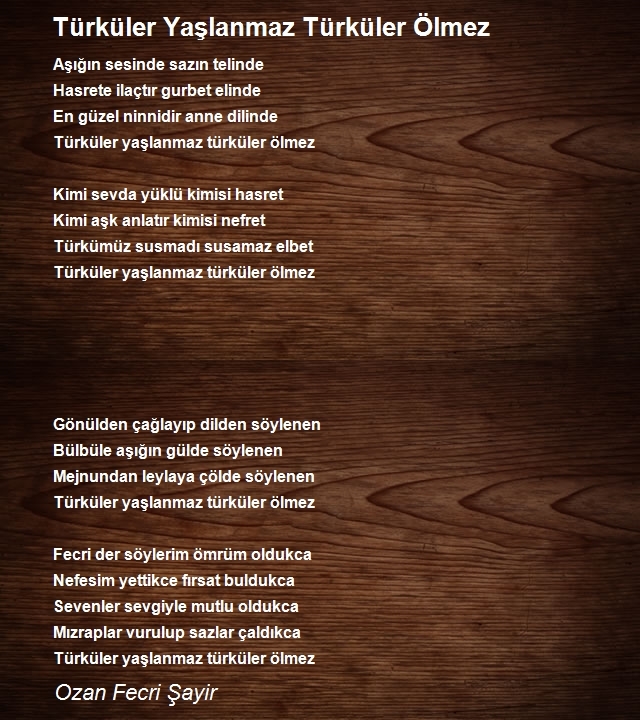 Ozan Fecri Şayir