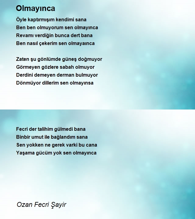 Ozan Fecri Şayir