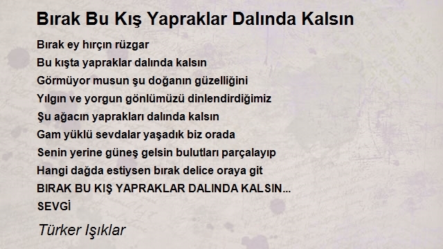 Türker Işıklar