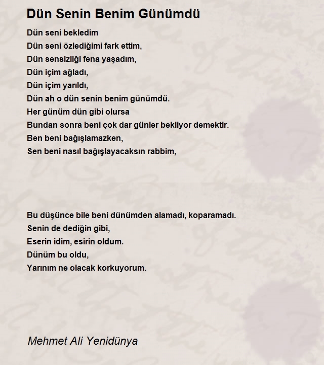 Mehmet Ali Yenidünya