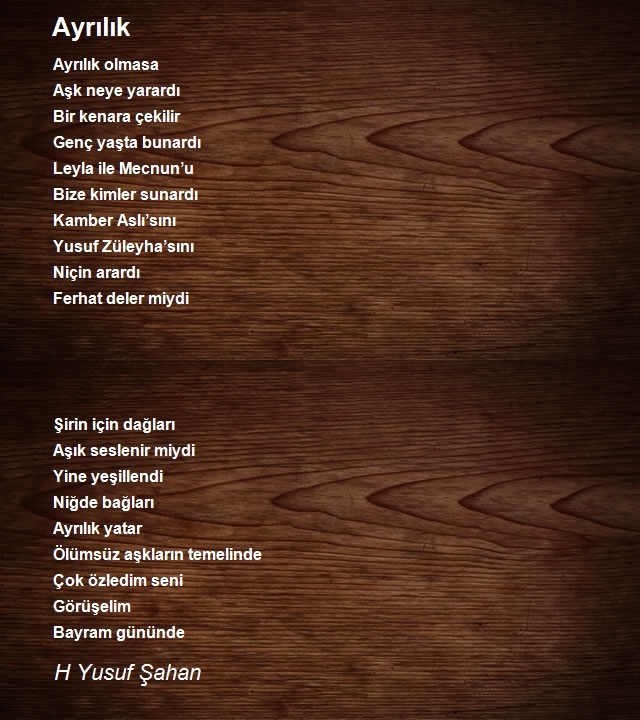 H Yusuf Şahan