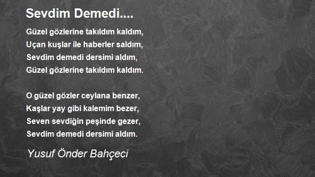 Yusuf Önder Bahçeci