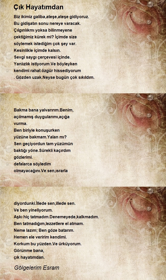 Gölgelerim Esram