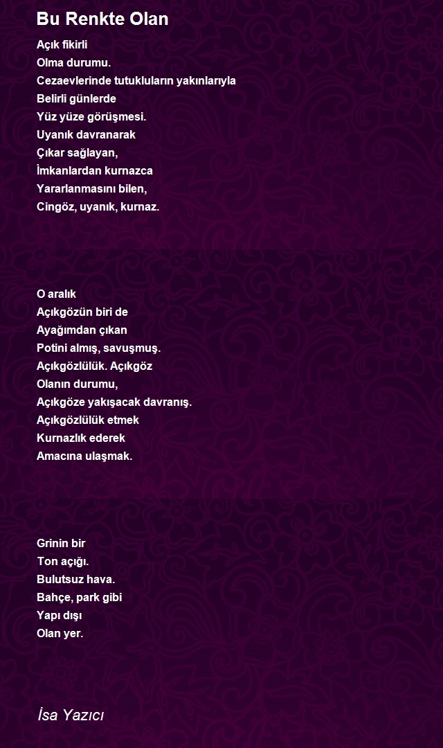 İsa Yazıcı