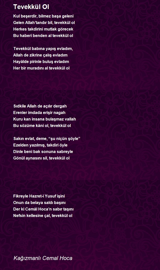 Kağızmanlı Cemal Hoca