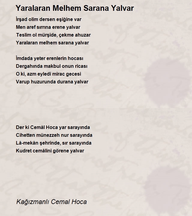 Kağızmanlı Cemal Hoca