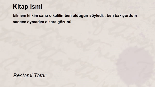 Bestami Tatar