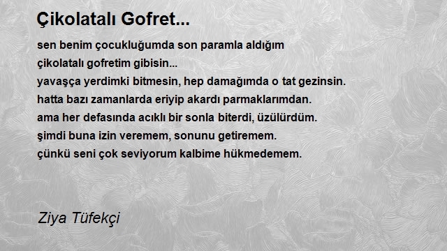 Ziya Tüfekçi