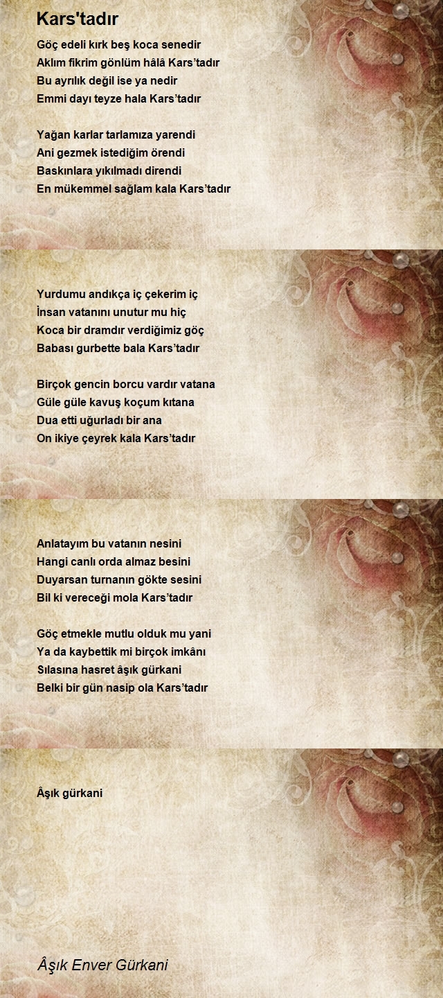 Âşık Enver Gürkani