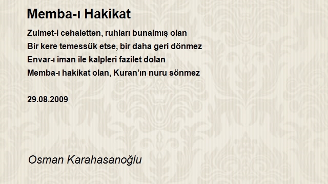 Osman Karahasanoğlu