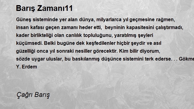 Çağrı Barış