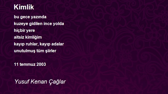 Yusuf Kenan Çağlar