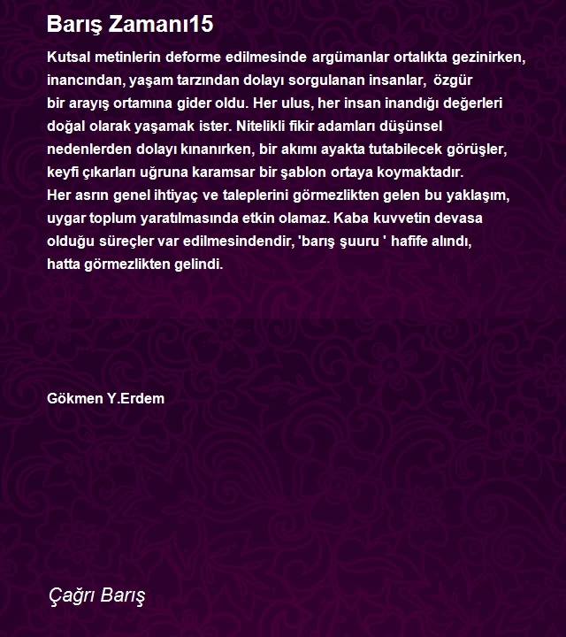 Çağrı Barış