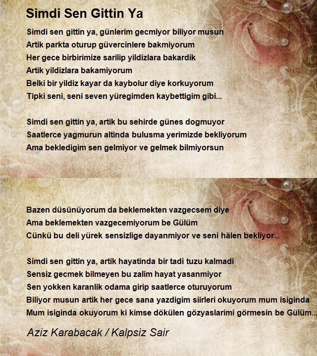 Aziz Karabacak / Kalpsiz Sair