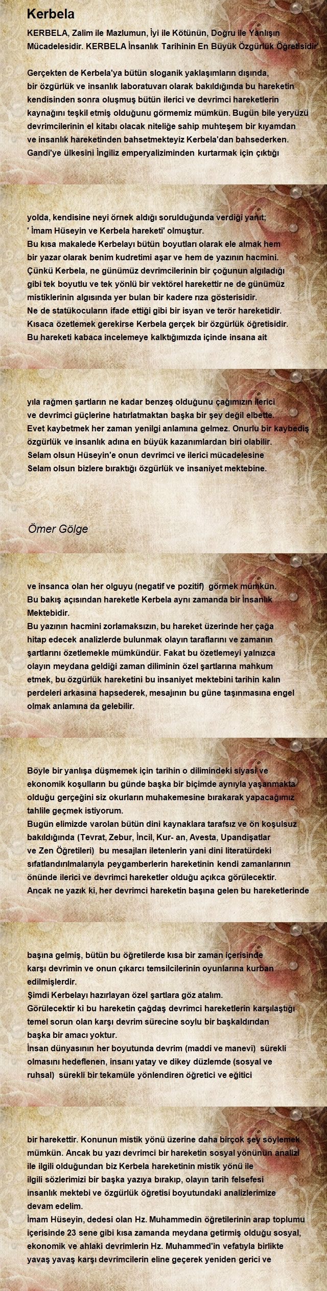 Ömer Gölge