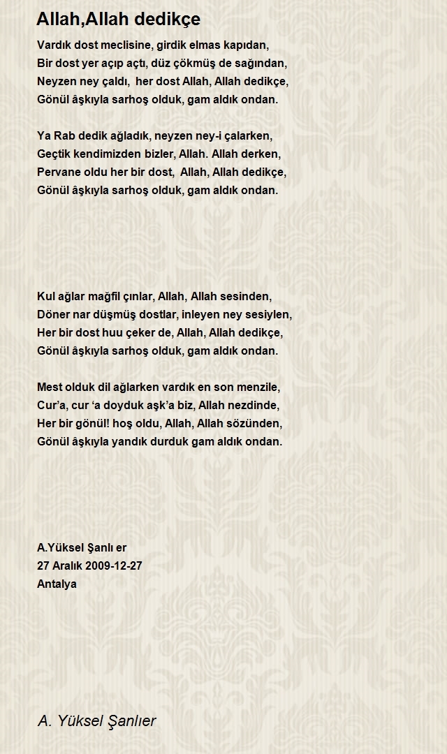 A. Yüksel Şanlıer