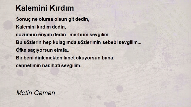 Metin Gaman