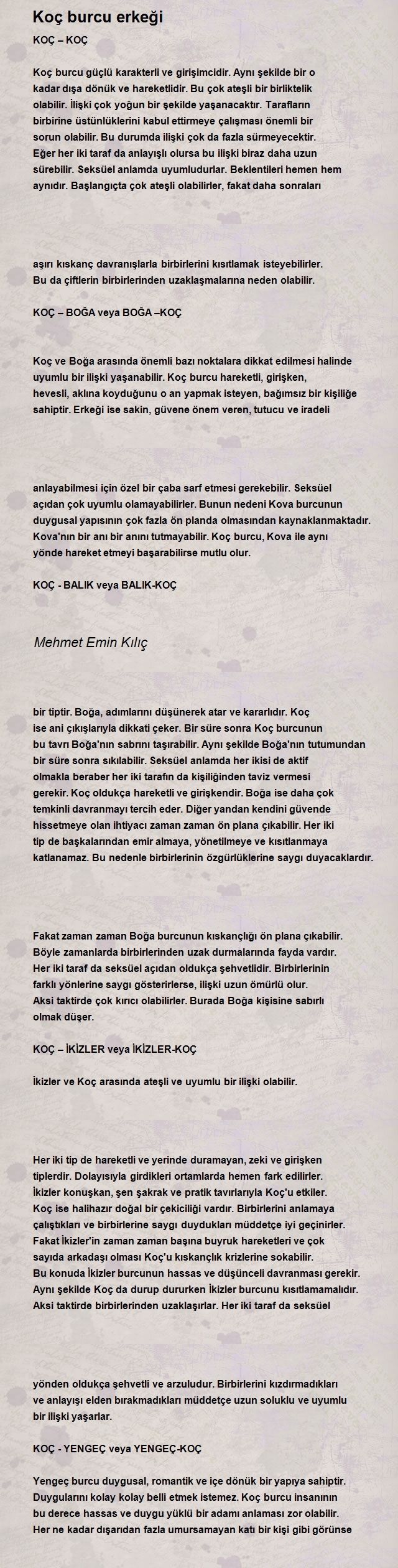 Mehmet Emin Kılıç