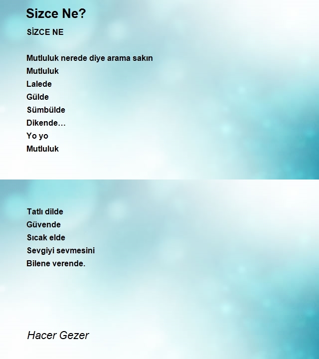 Hacer Gezer