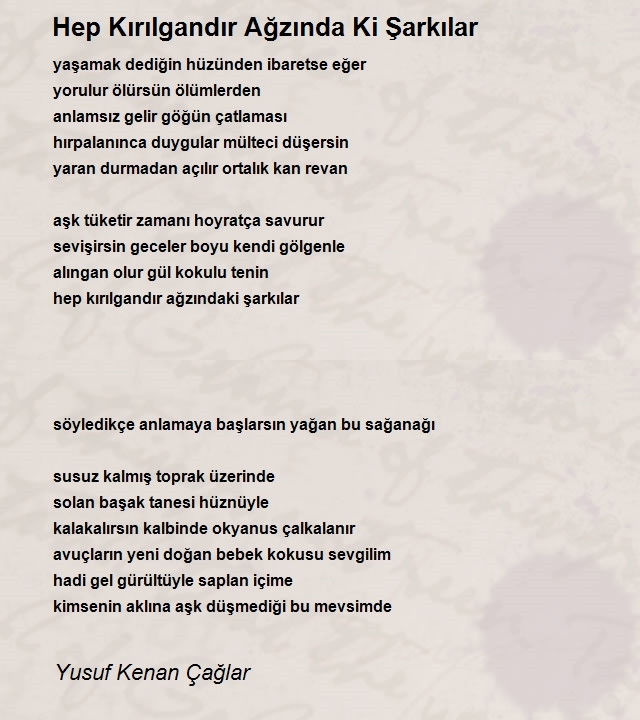 Yusuf Kenan Çağlar