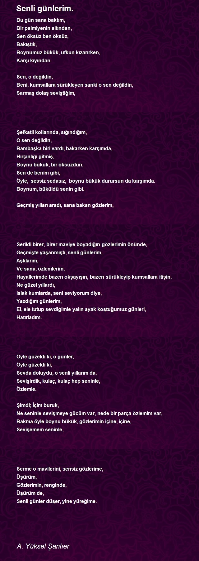 A. Yüksel Şanlıer