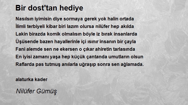 Nilüfer Gümüş