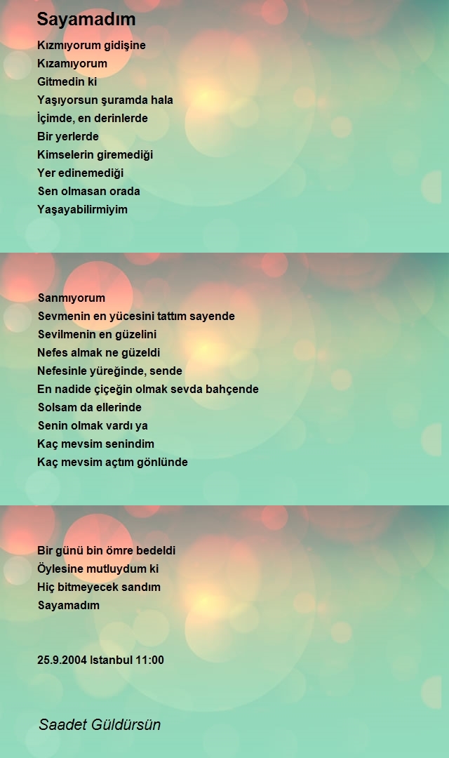 Saadet Güldürsün