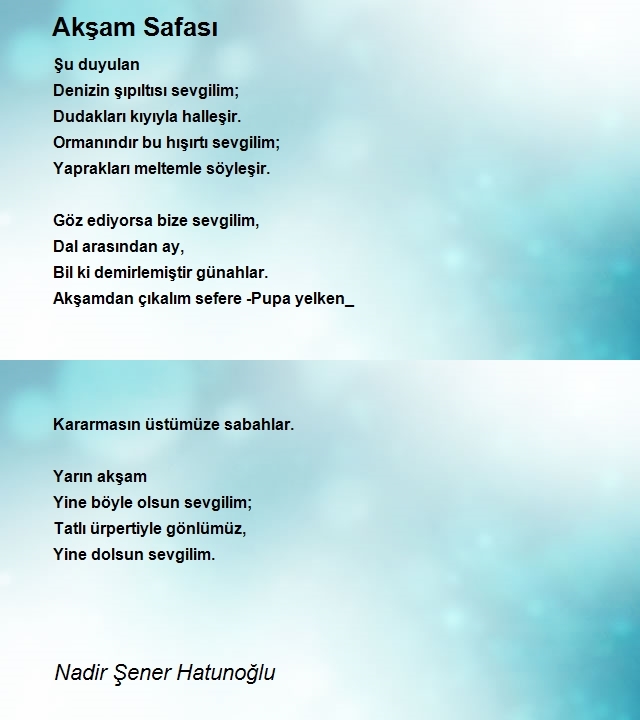 Nadir Şener Hatunoğlu