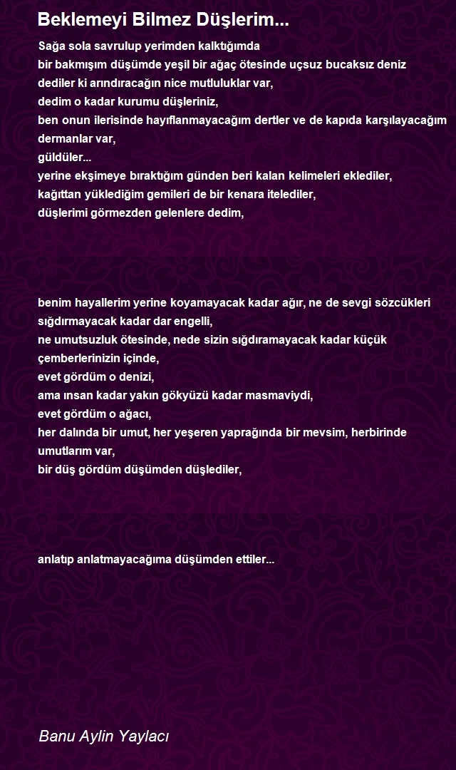 Banu Aylin Yaylacı
