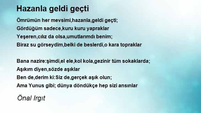 Önal Irgıt