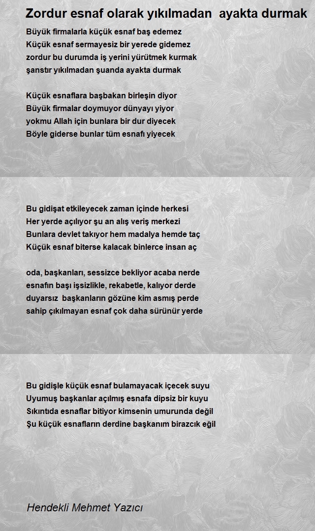 Hendekli Mehmet Yazıcı