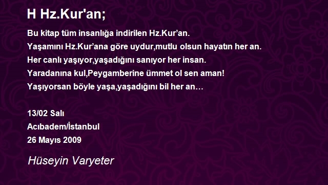 Hüseyin Varyeter