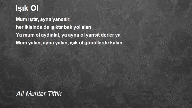 Ali Muhtar Tiftik