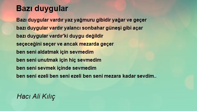Hacı Ali Kılıç