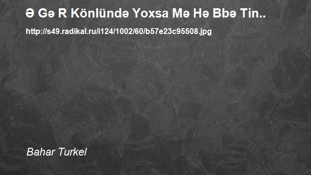 Bahar Turkel