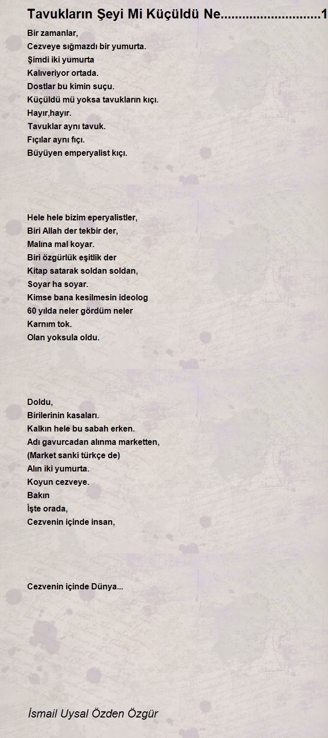 İsmail Uysal Özden Özgür