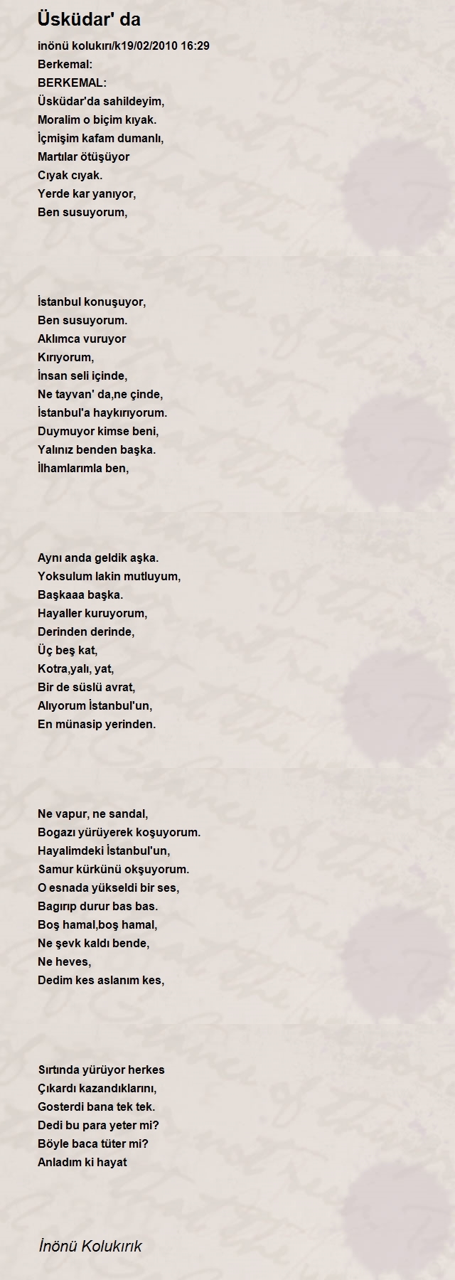 İnönü Kolukırık