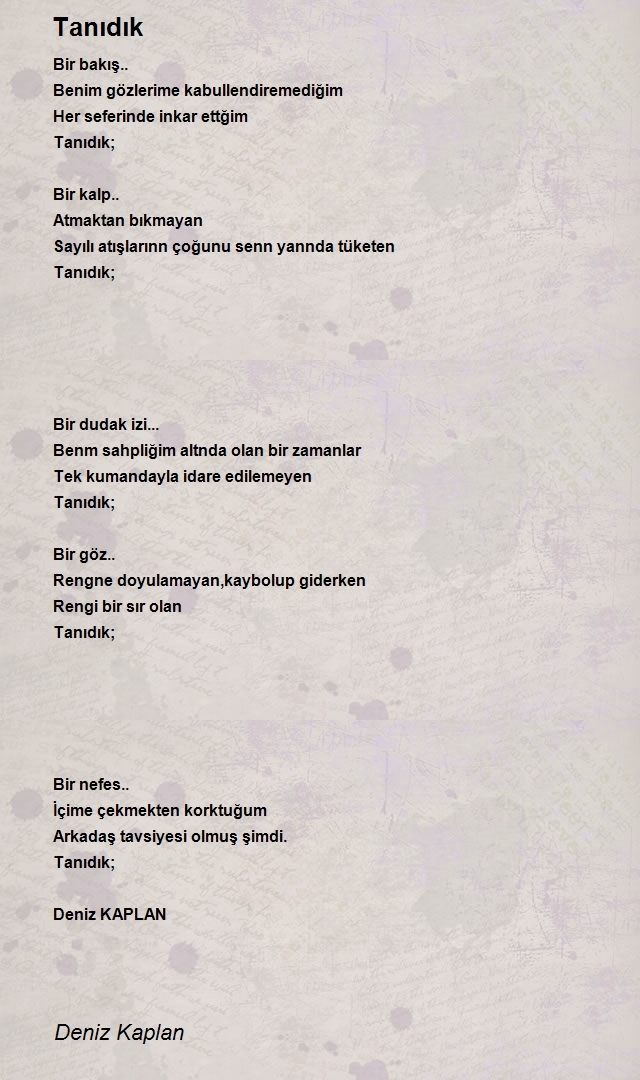 Deniz Kaplan
