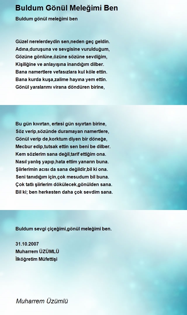 Muharrem Üzümlü