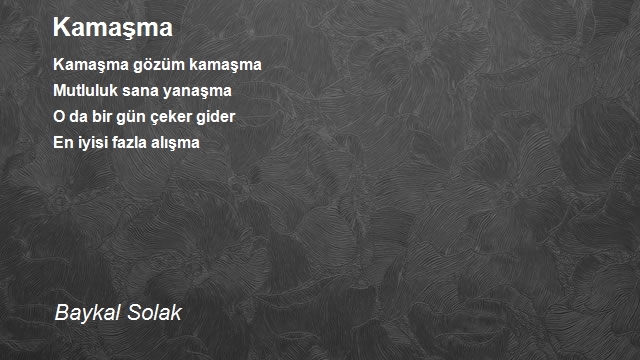 Baykal Solak
