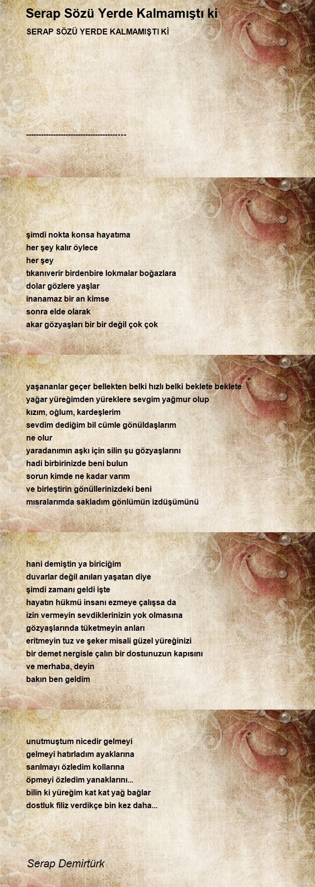 Serap Demirtürk