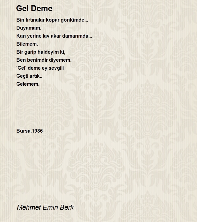 Mehmet Emin Berk