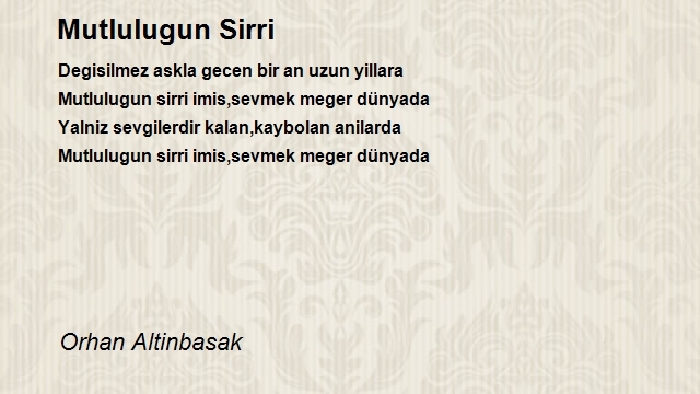 Orhan Altinbasak