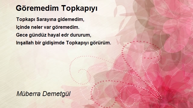 Müberra Demetgül