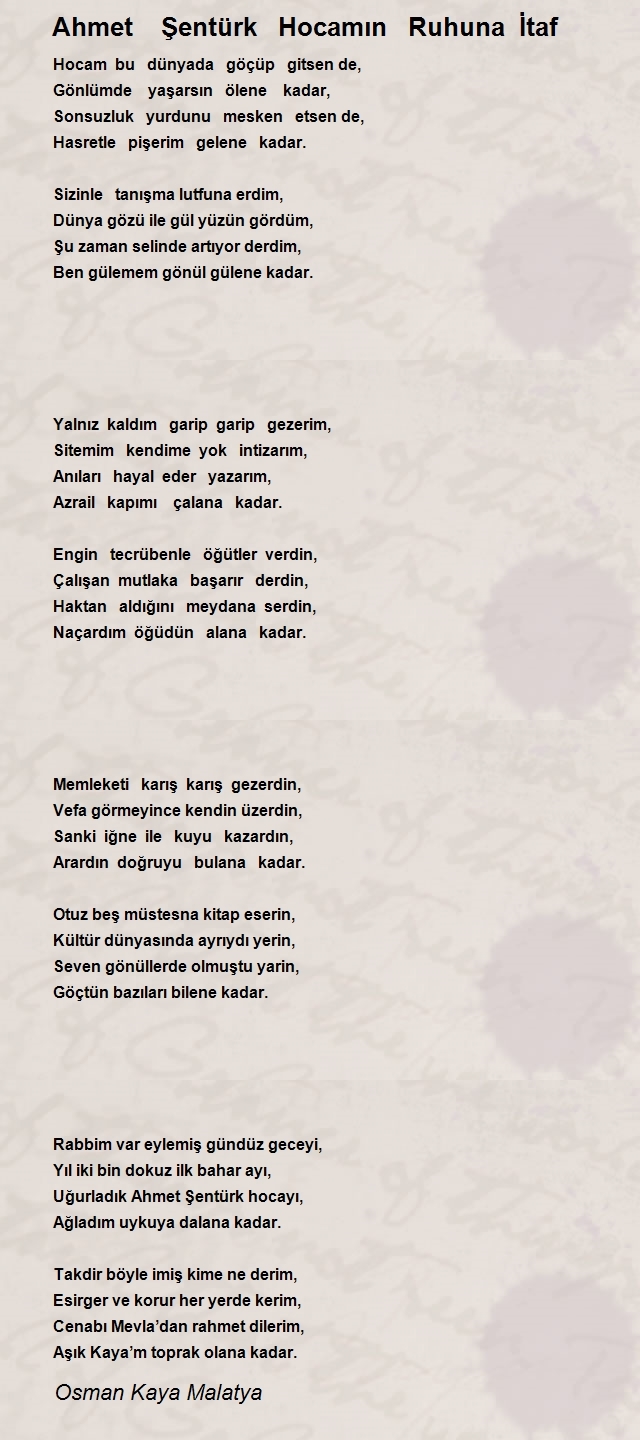 Osman Kaya Malatya