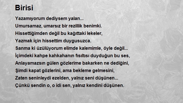 Yağmurdan Sonra