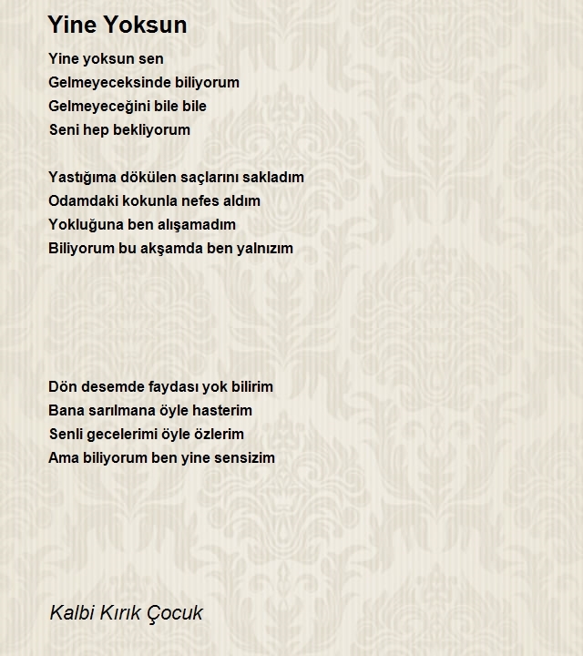 Kalbi Kırık Çocuk