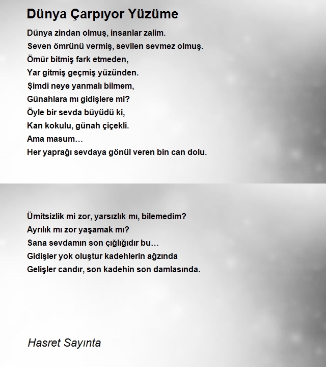 Hasret Sayınta